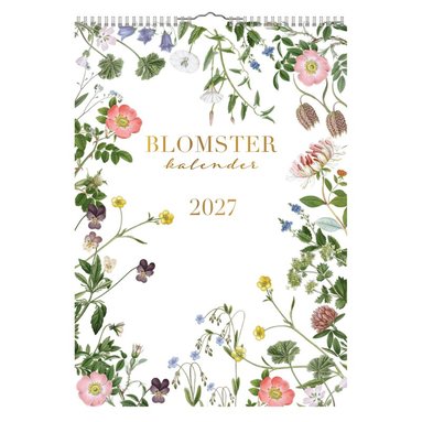 Väggkalender 2027 Blomster A4, Övrigt