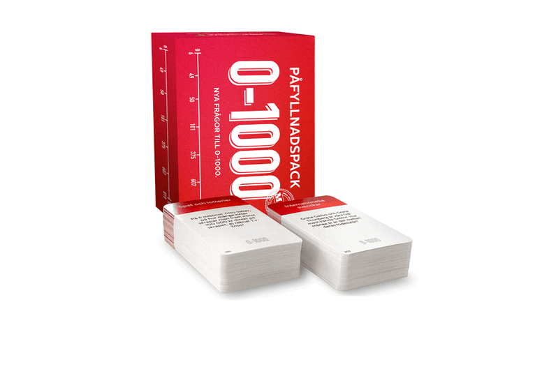 0-1000 - Påfyllningspack SWE, Övrigt