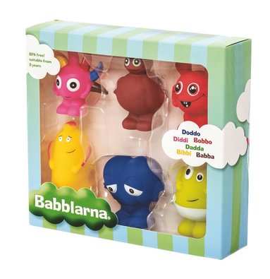 Plastfigur Babblarna 6-pack