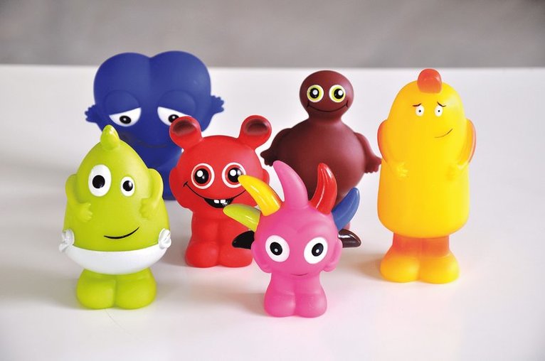 Plastfigur Babblarna 6-pack, Övrigt