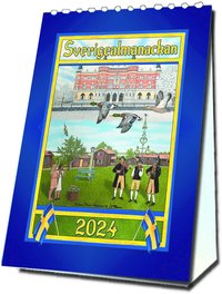 Kalender 2024 A6 Sverigealmanacka