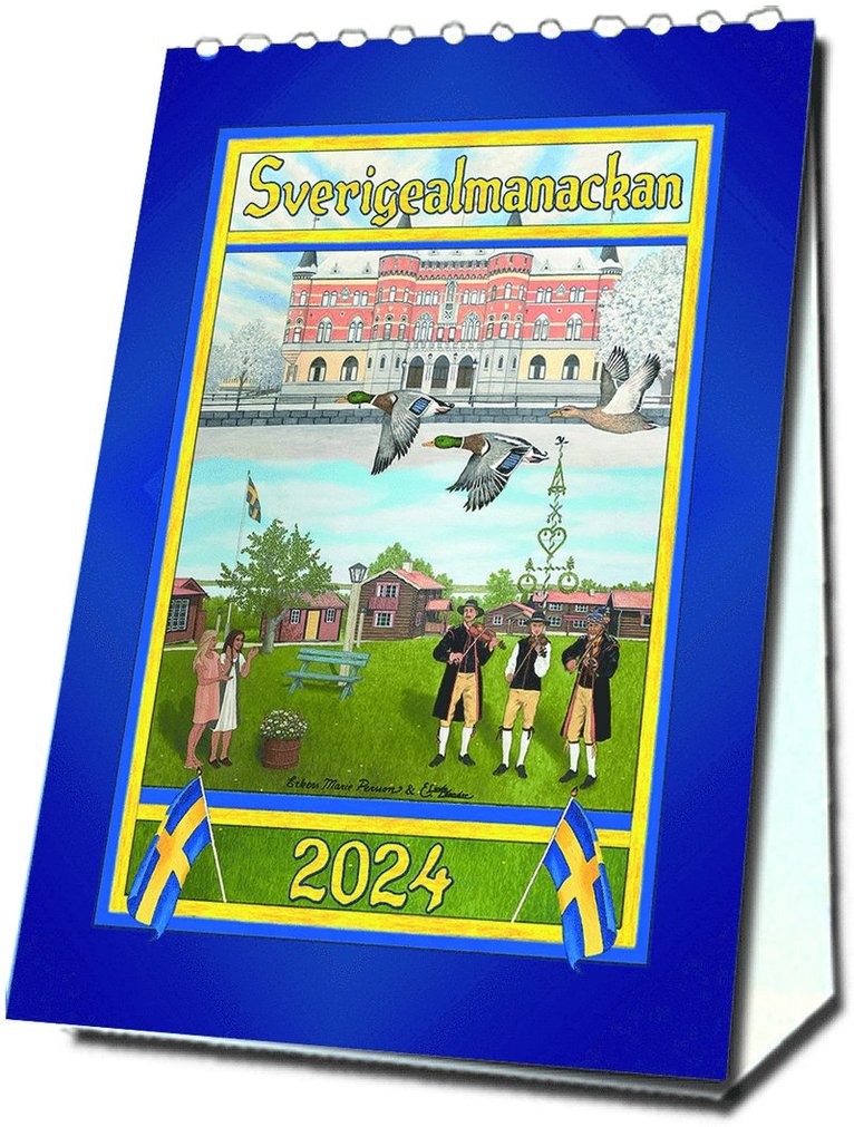 Kalender 2024 A6 Sverigealmanacka 1
