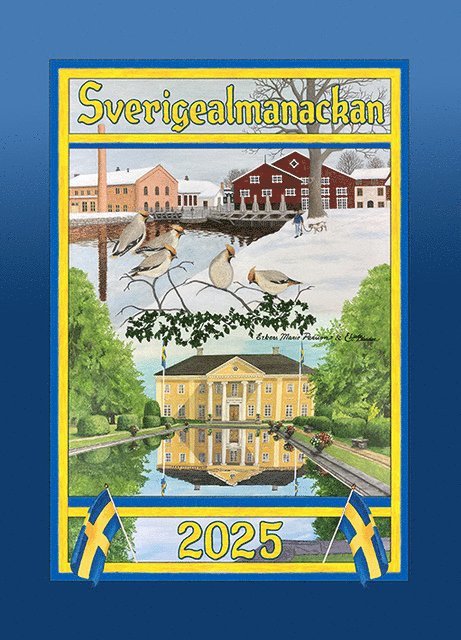 Väggkalender 2025 A3 Sverigealmanackan 1