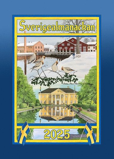 Väggkalender 2025 A4 Sverigealmanackan 1