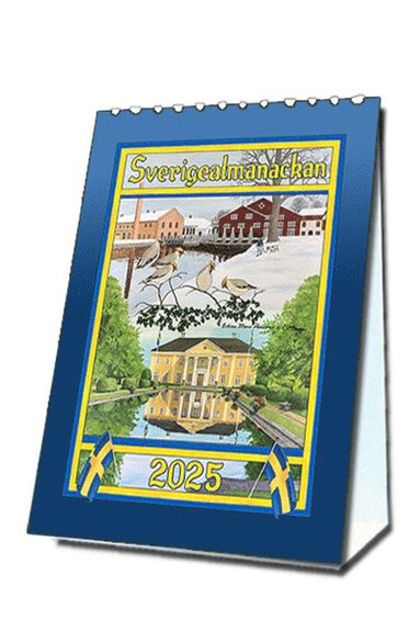 Bordskalender 2025 A6 Sverigealmanackan 1