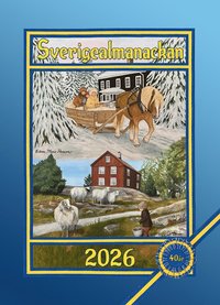 Väggkalender 2026 A4 Sverigealmanackan