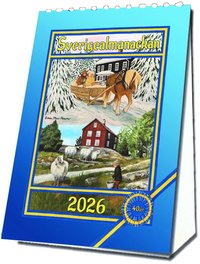 Bordskalender 2026 A6 Sverigealmanackan