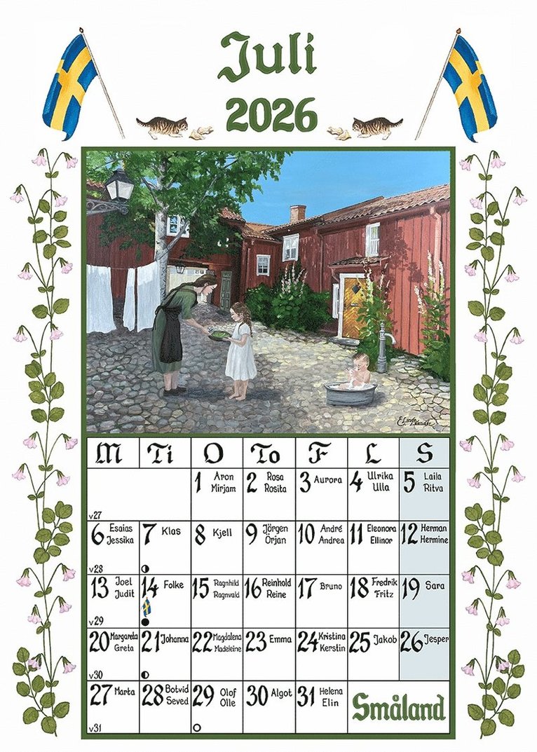 Bordskalender 2026 A6 Sverigealmanackan, Övrigt