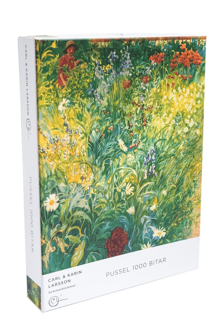 Pussel 1000 bitar - Carl och Karin Larsson : Sommarblommor, Övrigt