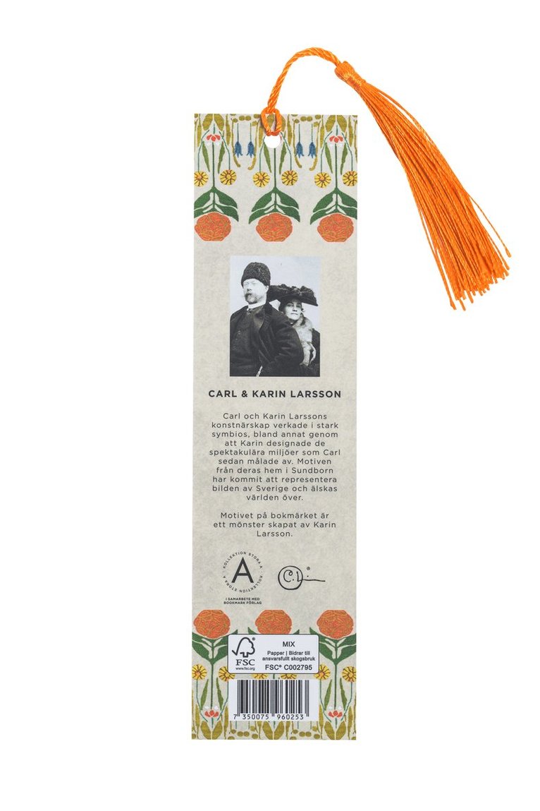 Bokmärke - Carl och Karin Larsson : Kaninblomster, Övrigt