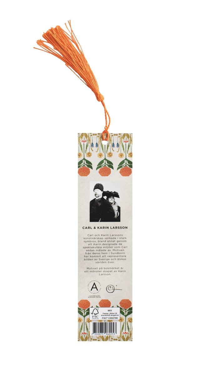 Bokmärke - Carl och Karin Larsson : Kaninblomster, Övrigt
