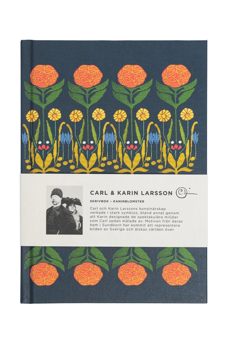 Anteckningsbok A5 - Carl och Karin Larsson : Kaninblomster, Övrigt