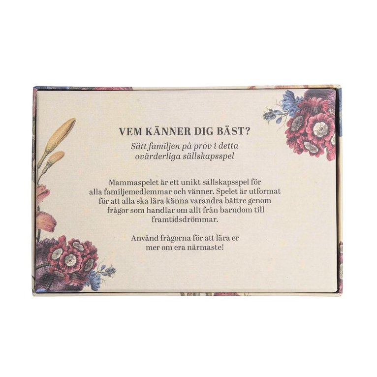 Mammaspelet, Övrigt