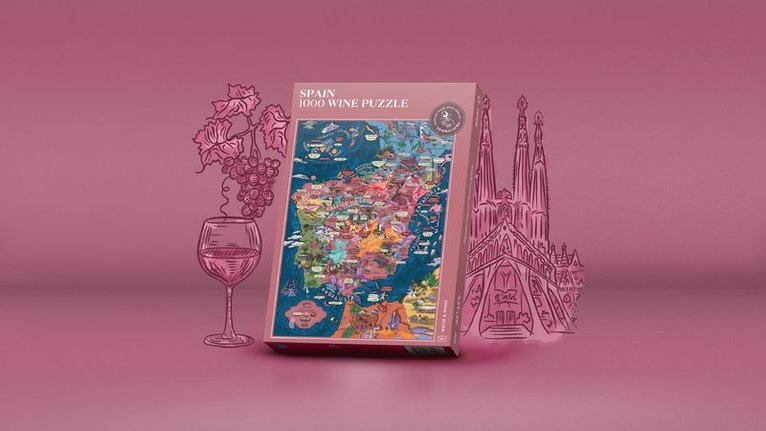 Pussel 1000 bitar - Vinpussel - Spanien, Övrigt