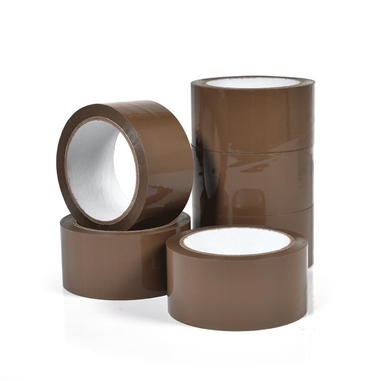 Packtejp 66m x 50mm PP brun, Övrigt