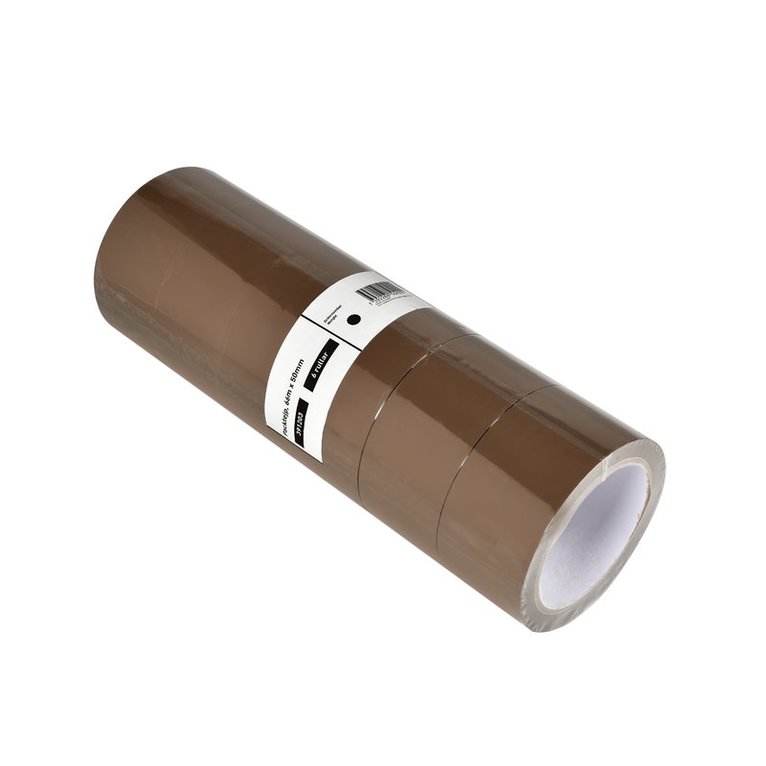 Packtejp 66m x 50mm PP brun, Övrigt