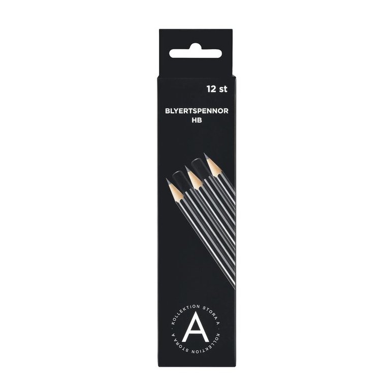 Blyertspenna HB 12-pack