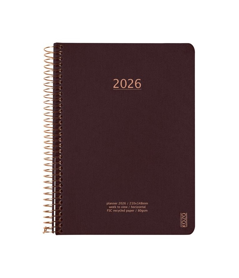 Kalender 2026 A5 Vecka/Uppslag Coffee, Övrigt