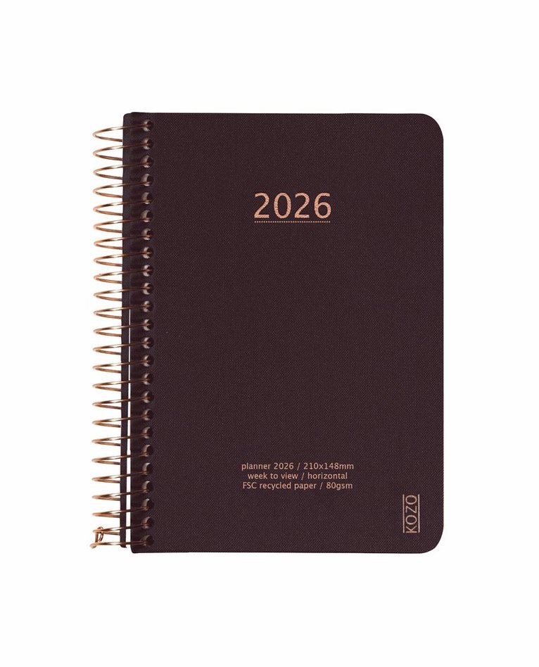 Kalender 2026 A6 Vecka/Uppslag Coffee, Övrigt