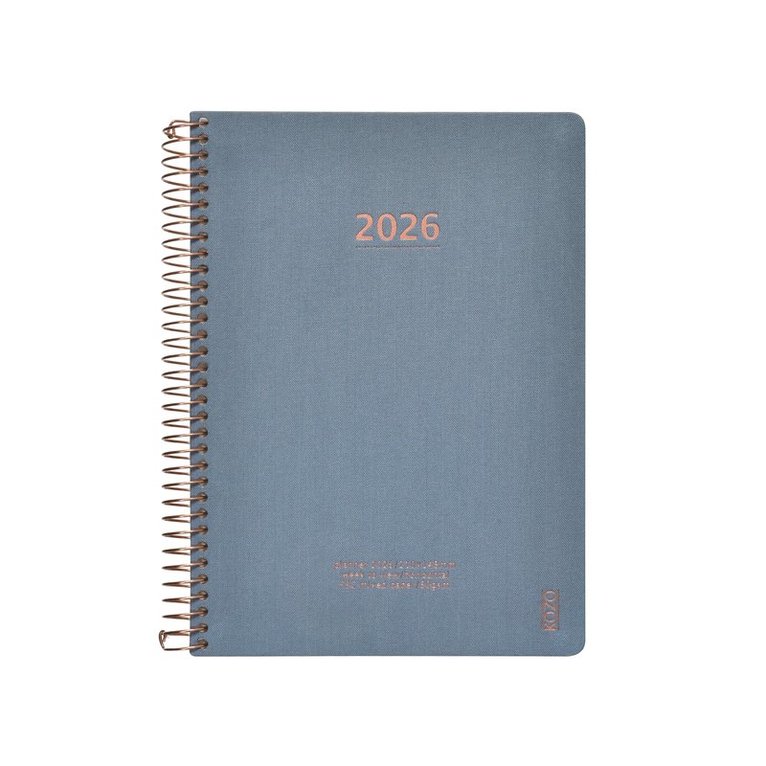 Kalender 2026 A5 Vecka/Uppslag Denim, Övrigt