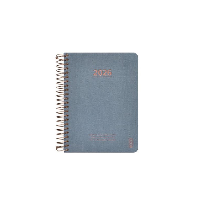 Kalender 2026 A6 Vecka/Uppslag Denim, Övrigt