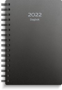 Kalender 2022 Dagbok plast svart
