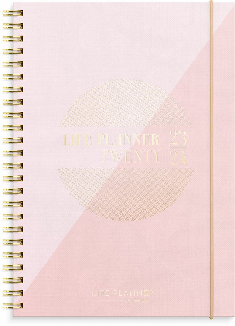 Kalender 2023-2024 Life Planner Pink A5 1