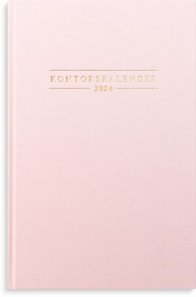 Kalender 2024 Kontorskalender rosa 1