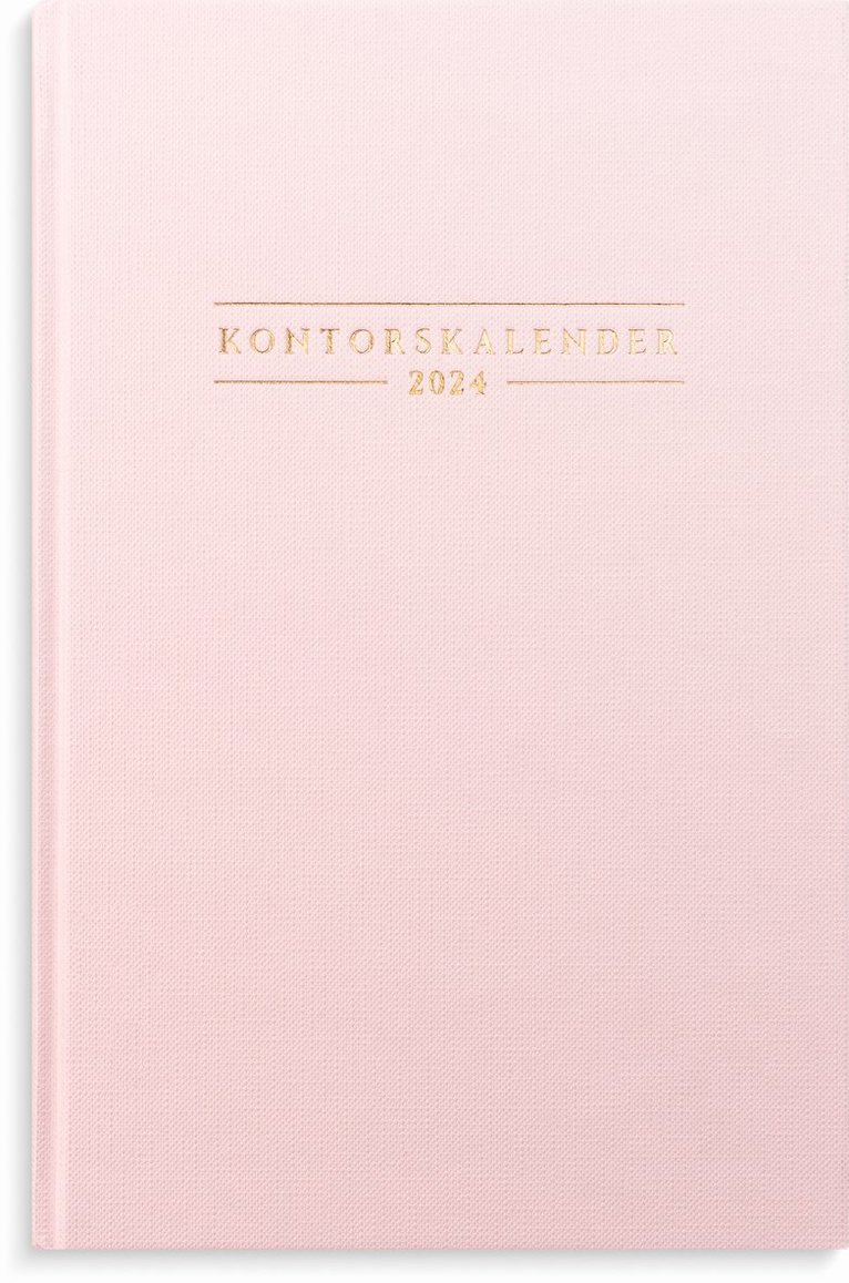Kalender 2024 Kontorskalender rosa 1