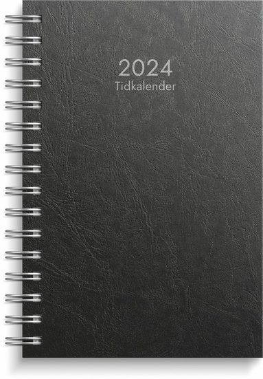 Kalender 2024 Tidkalender svart kartong 1
