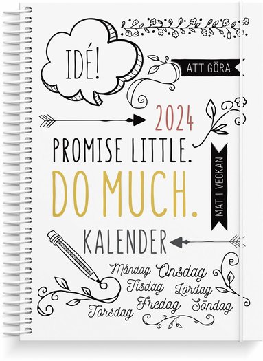 Kalender 2024 Doodle – Trendkalender, Burde  Akademibokhandeln