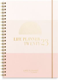Kalender 2023 Life Planner Pink horisontell