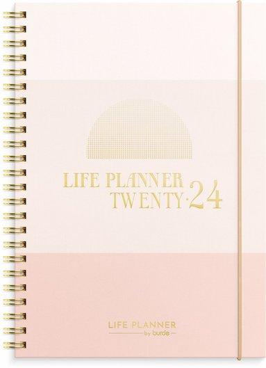 Kalender 2024 Life Planner Pink horisontell 1