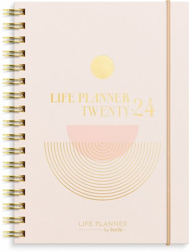 Kalender 2024 Life Planner Pink A6 1