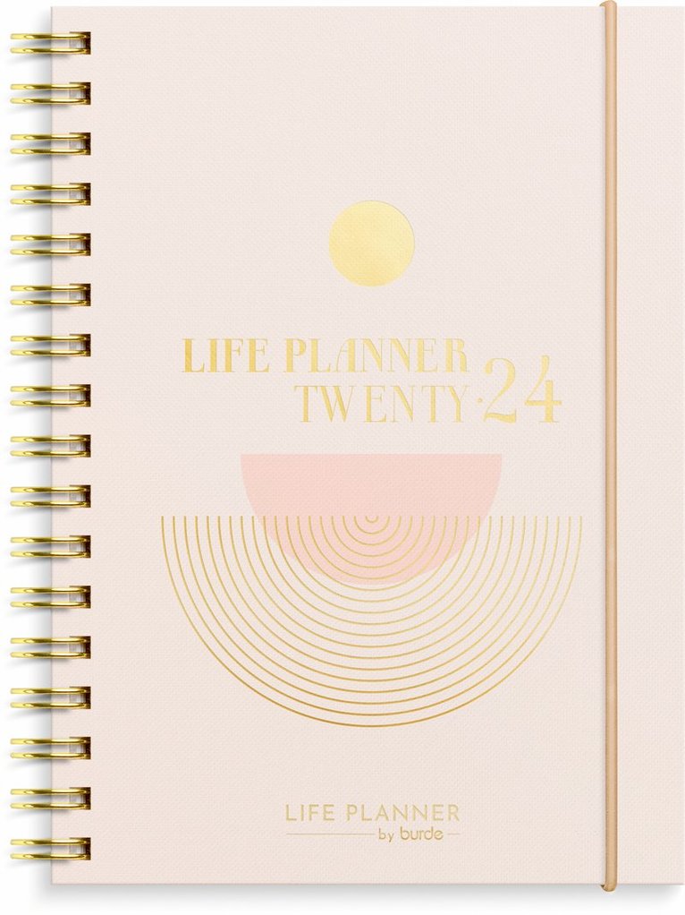 Kalender 2024 Life Planner Pink A6 1