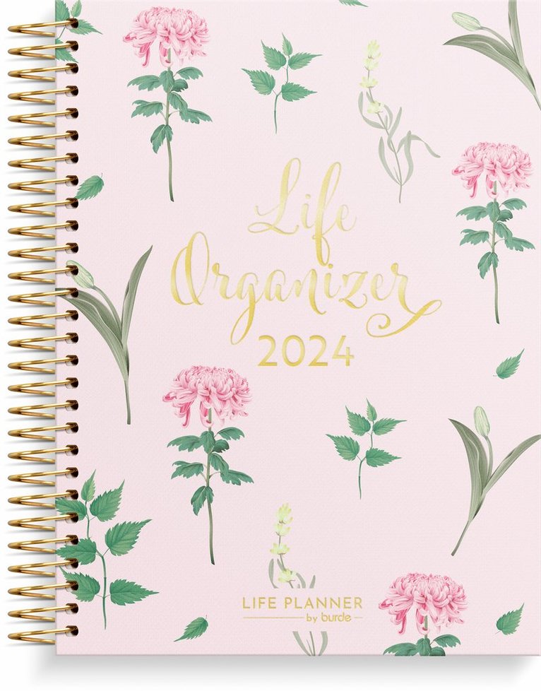 Kalender 2024 Life Organizer Blommor 1