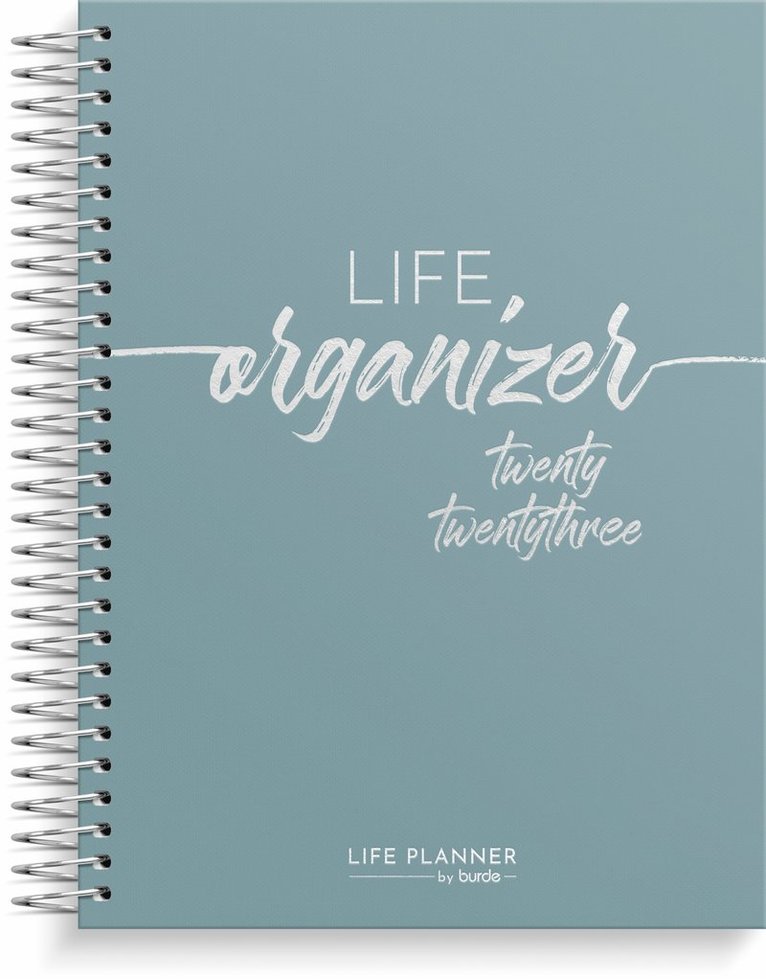 Kalender 2023 Life Organizer blå 1