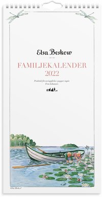 Väggkalender 2022 Familjekalender Elsa Beskow