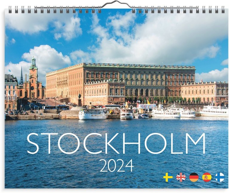 Väggkalender 2024 Stockholm 1
