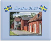 Väggkalender 2023 Sweden med kuvert 