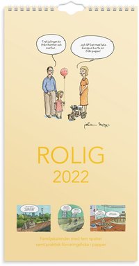 Väggkalender 2022 Familjekalender Rolig