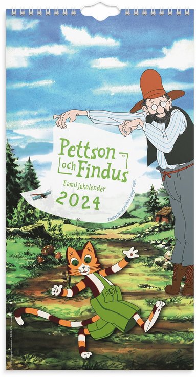 Familjekalender 2024 Pettson & Findus 1