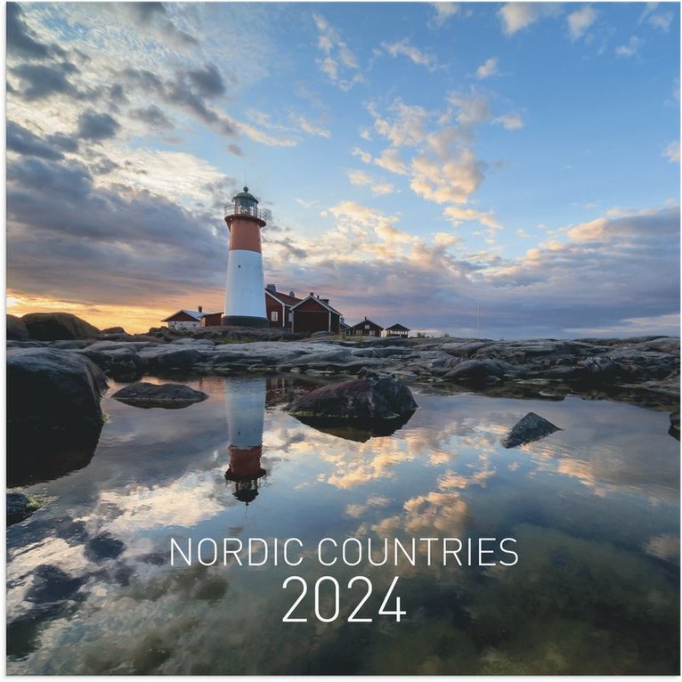 Väggkalender 2024 Nordic countries 1