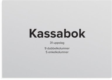 Kassabok A4L 1