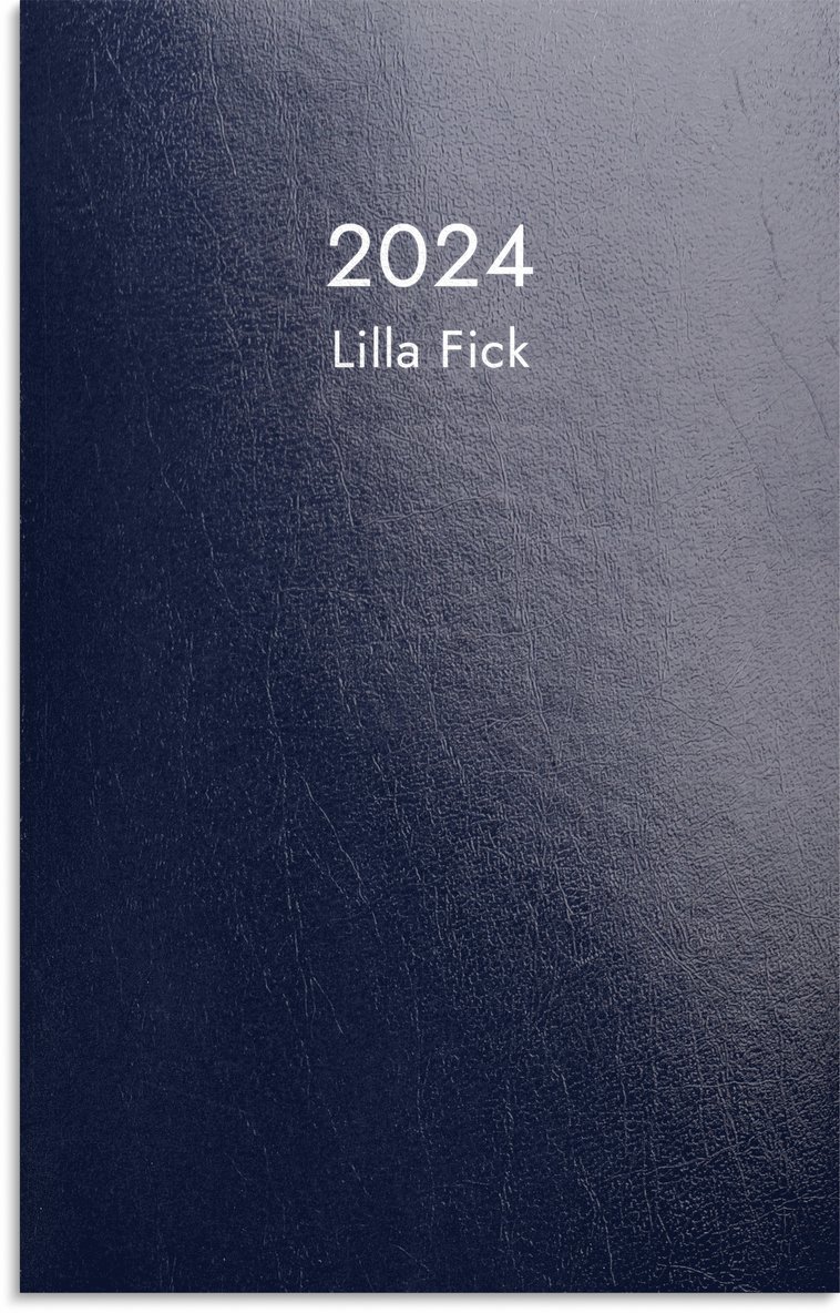 Kalender 2024 Lilla Fick blå kartong 1