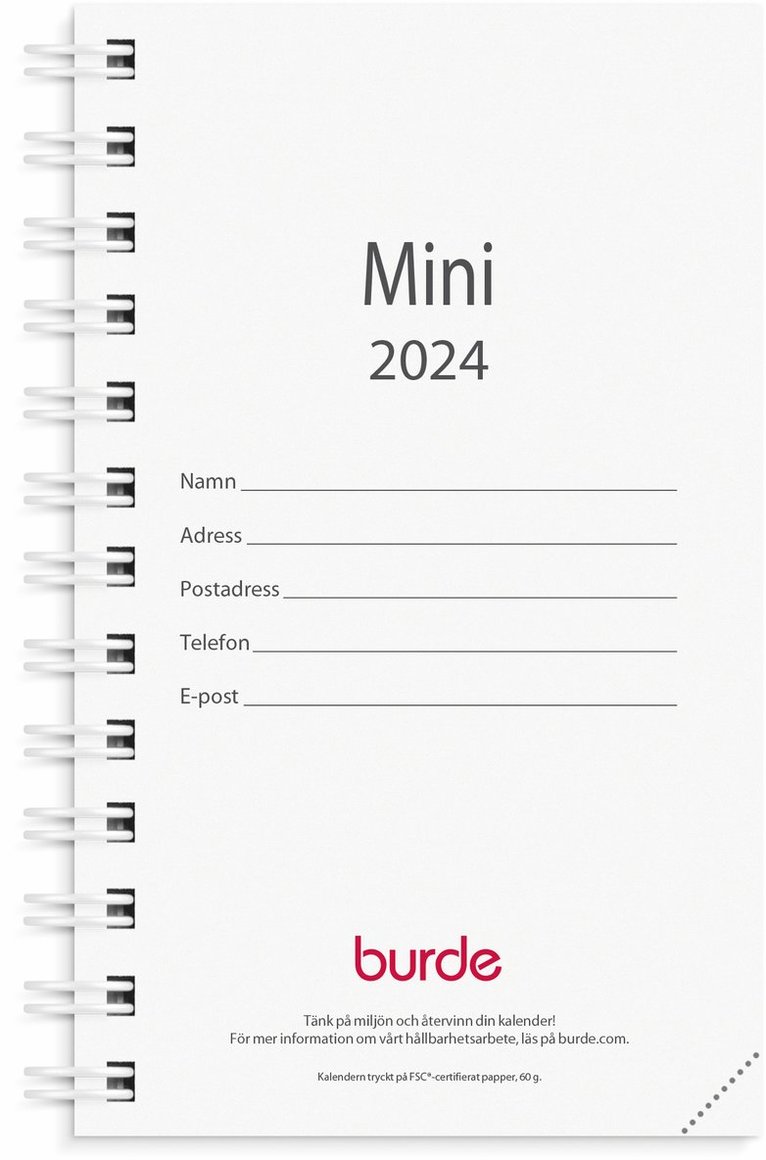 Kalender 2024 Mini refill 1