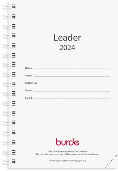 Kalender 2024 Leader refill 1