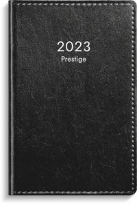 Kalender 2023 Prestige inbunden konstläder svart
