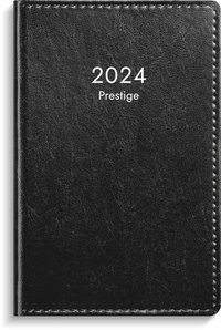Kalender 2024 Prestige svart konstläder inb