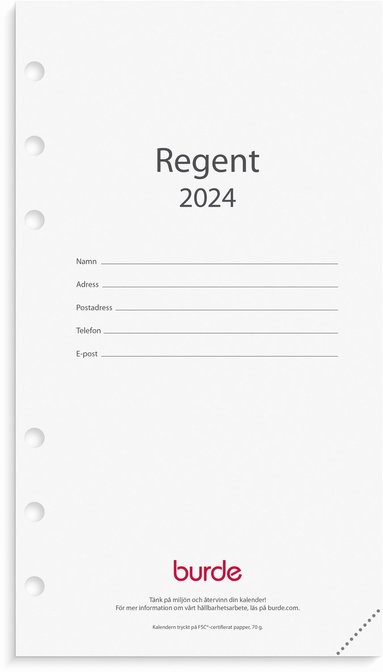 Kalender 2024 Regent kalendersats 1